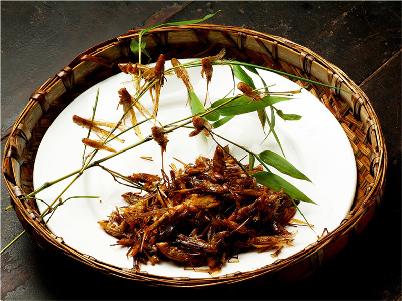 椒鹽油炸蜢