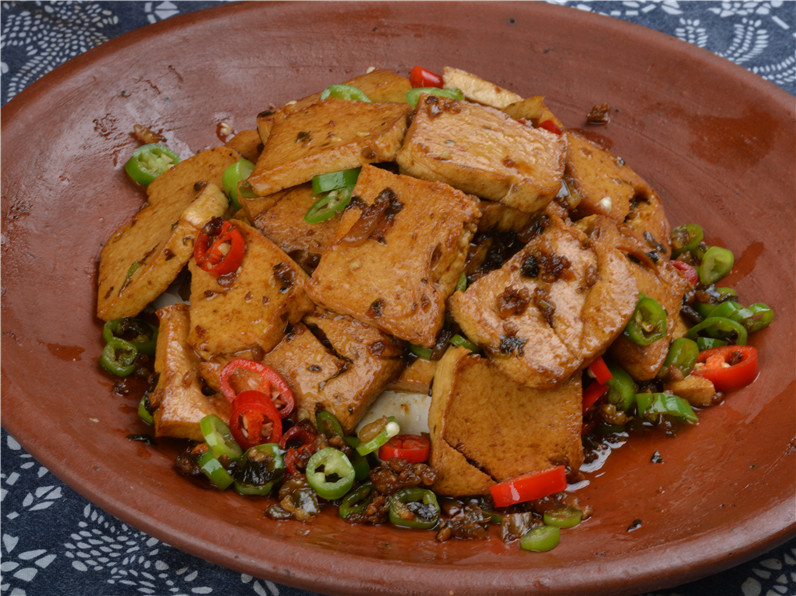小炒千葉豆腐豆豉味